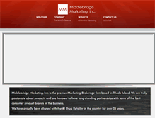 Tablet Screenshot of middlebridgemarketing.com